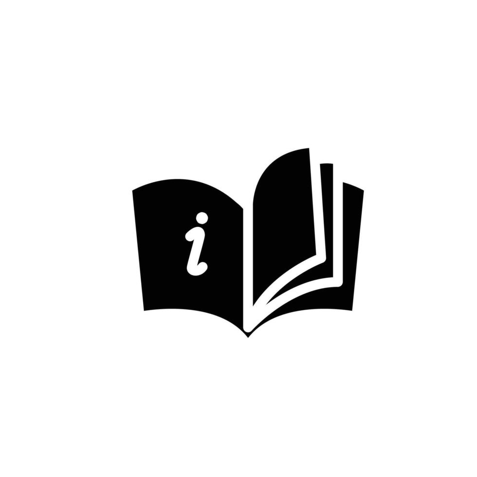 open instruction book solid icon design good for web or mobile app vector