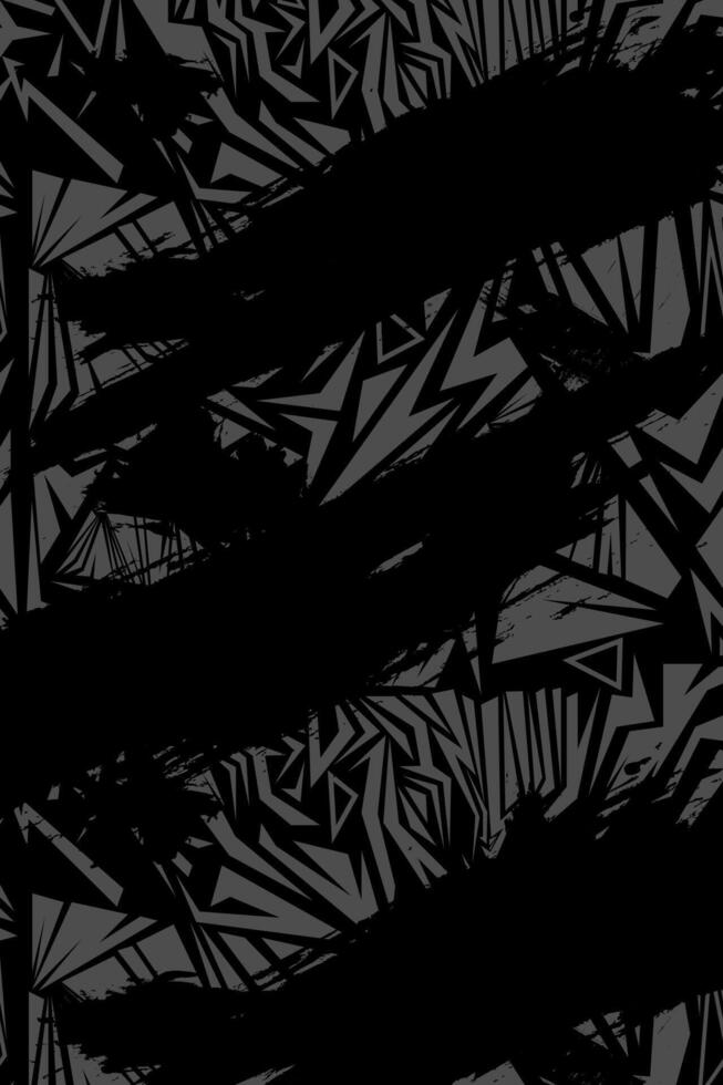 Black abstract background with grunge texture, modern design illustration template for sublimation vector