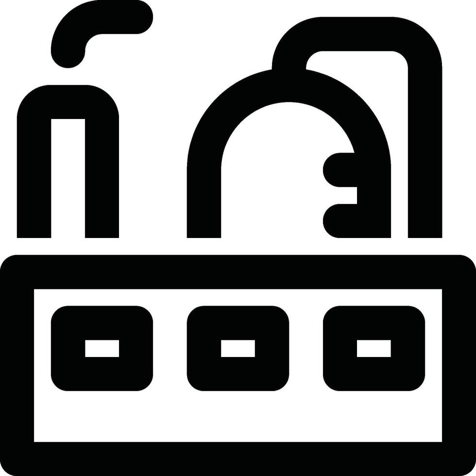 Industry Outline Icon vector