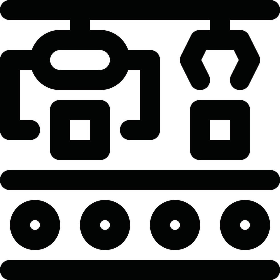 Assembly Outline Icon vector