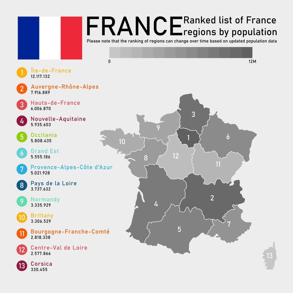 Map France infographic. Slide presentation. Global business marketing. World travel geography. Population infographics statistic template. vector