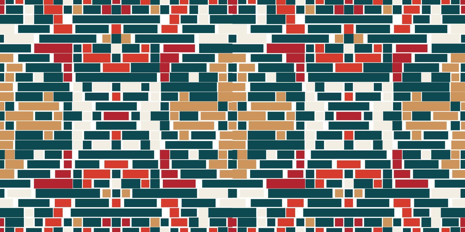 Fabric Texture Geometric Patterns Mathfolk Embroidery, Aztec Geometric Ornament Print. Design for Carpet, Wallpaper, Clothing, Wrapping, Fabric vector
