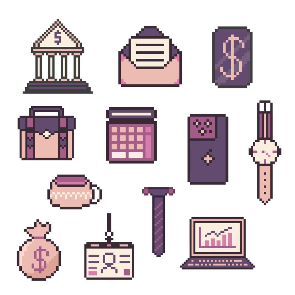 bundle set business vector