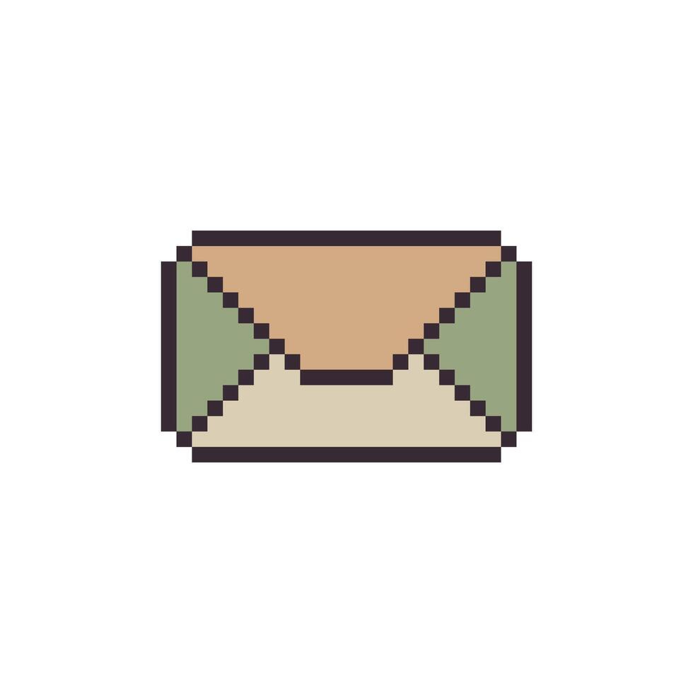 simple envelope pixel vector