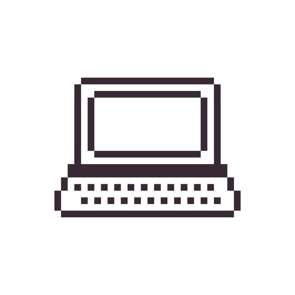 laptop display pixel vector
