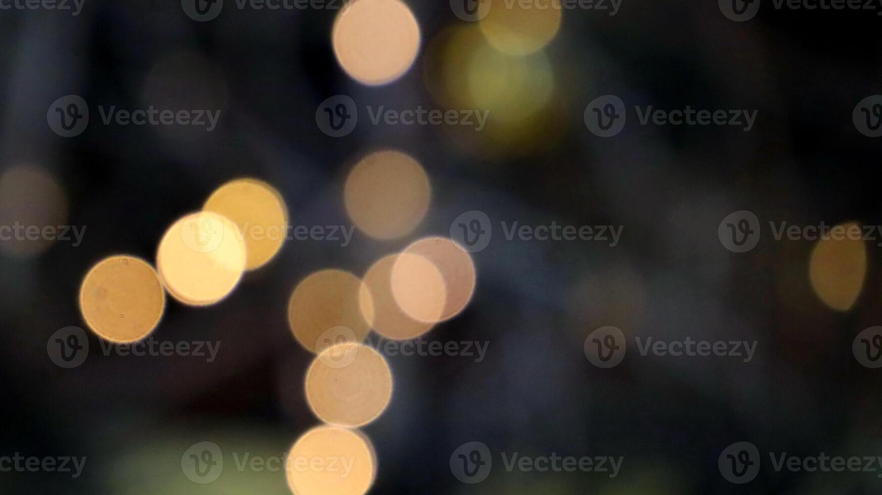 Christmas Lights Dot Blurred with Bokeh photo