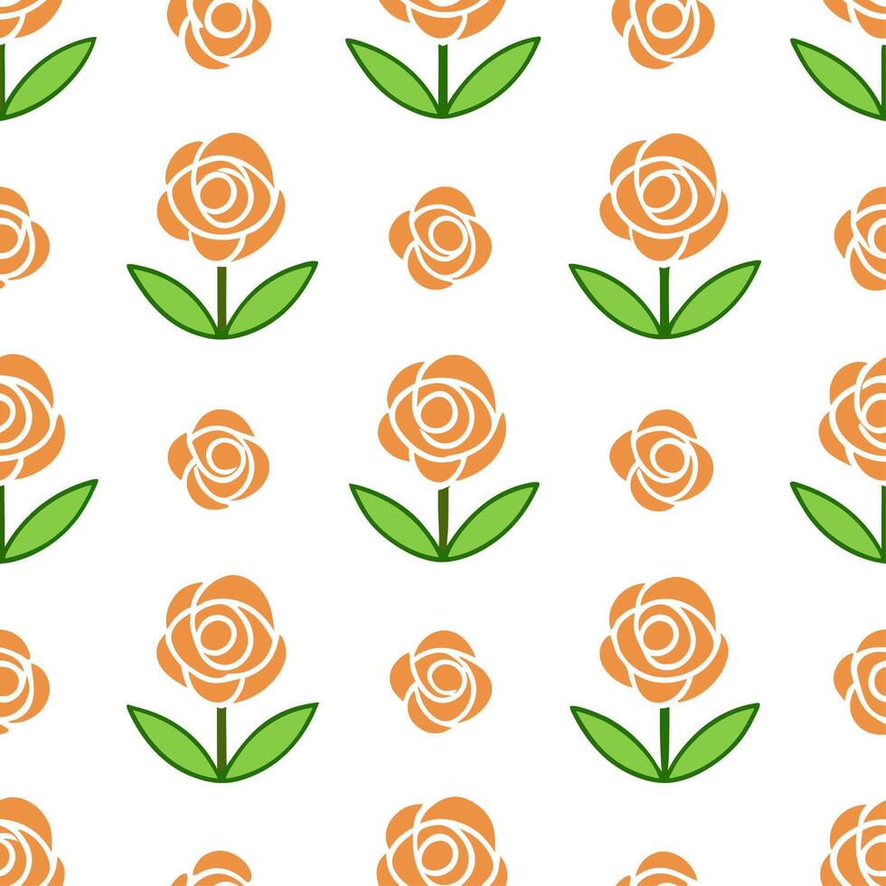 Tropical rose seamless tile pattern with vibrant pink roses and tropical leaves on a white background ideal for sunny kitchens Set 2 vector