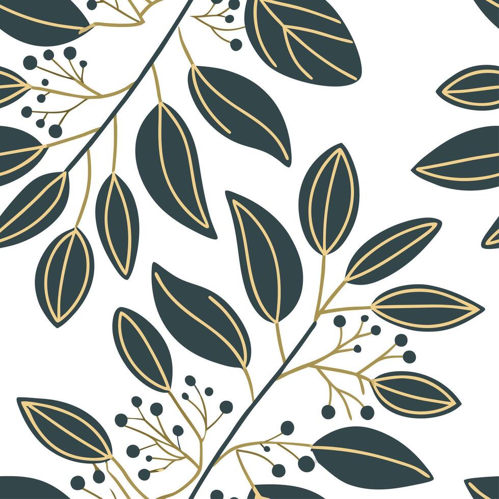 Shabby Chic eucalyptus seamless tile pattern with distressed eucalyptus and soft grey accents on white background ideal for charming spaces Set 10 vector