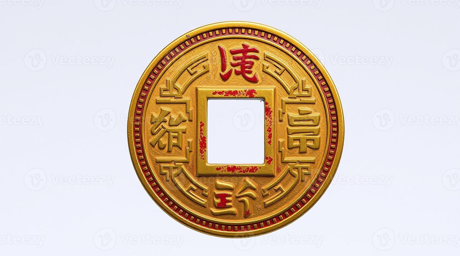 Classic Circular Chinese Coin for Prosperity photo