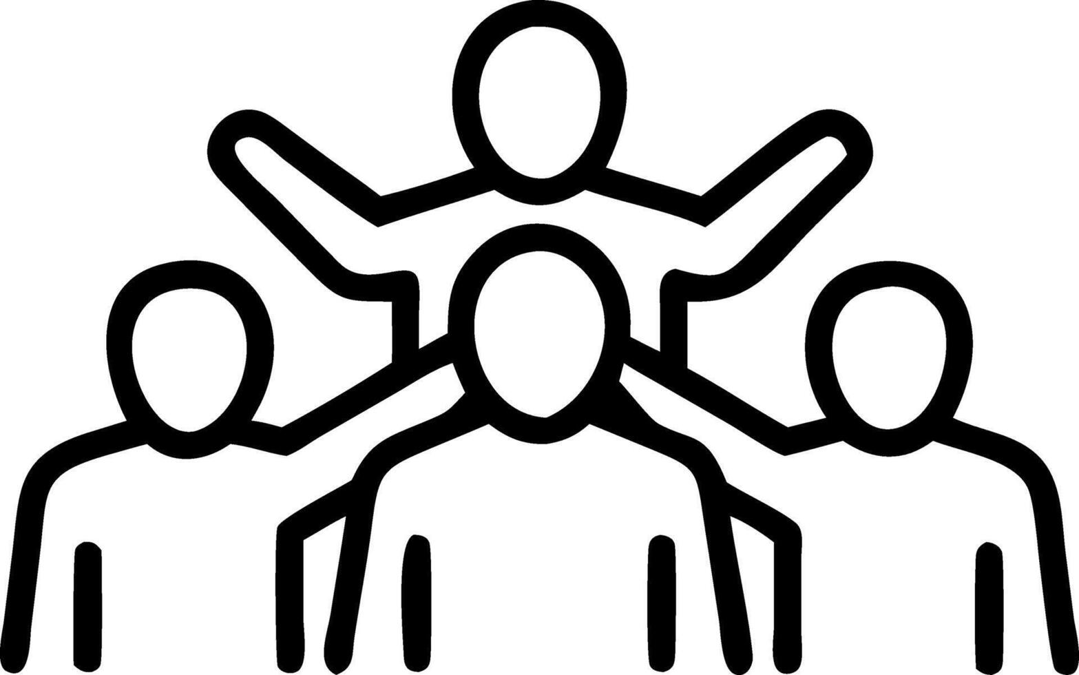 Team Building Support Session vector