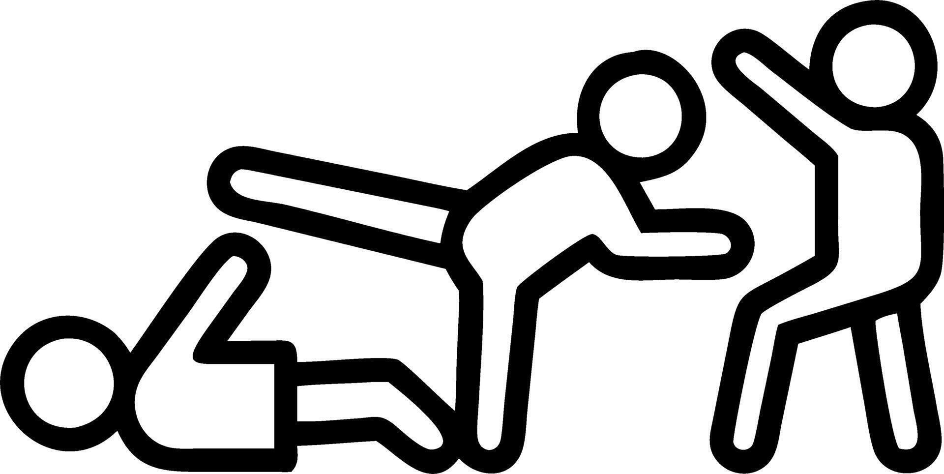 Outdoor Bodyweight Training in a Park vector
