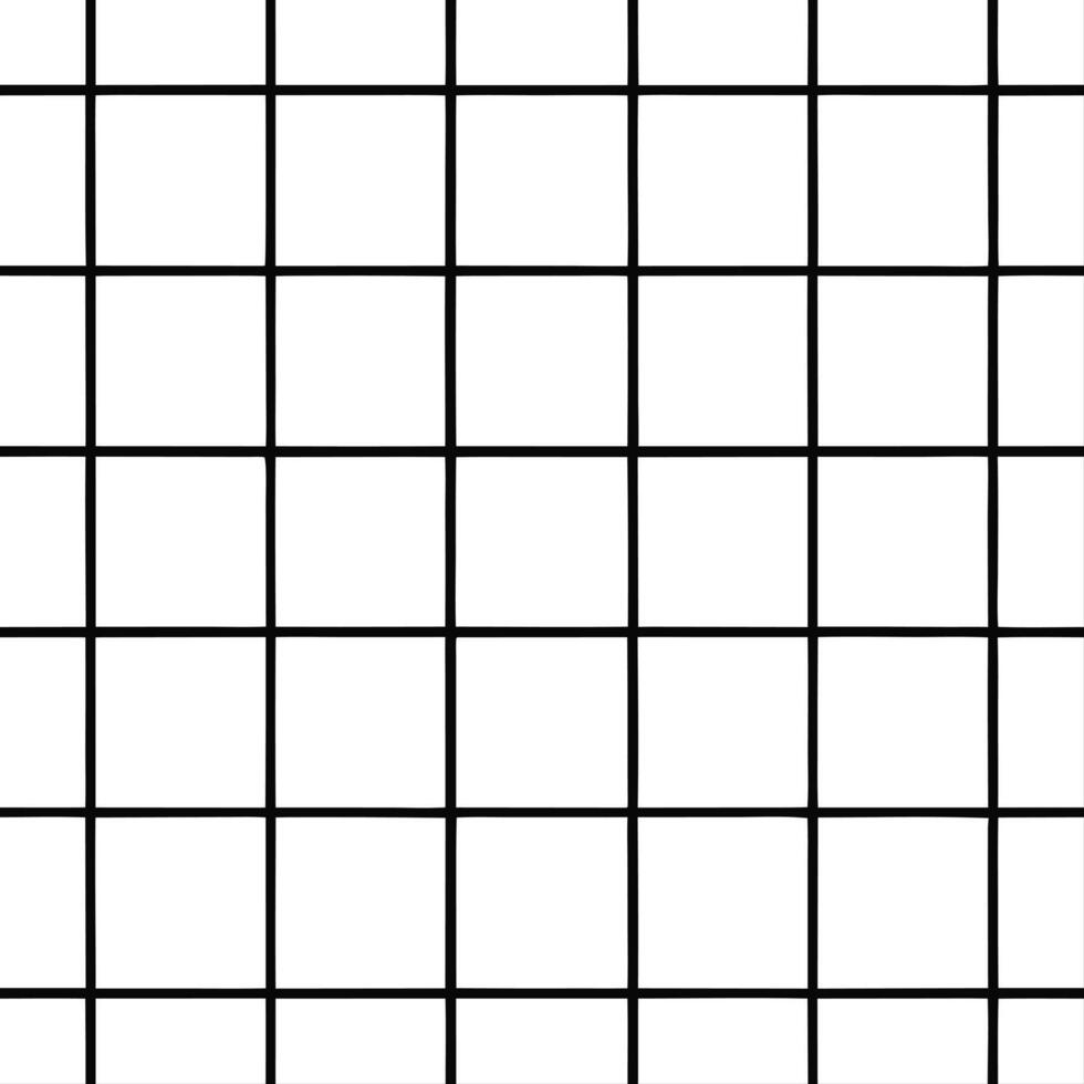 Monochrome square grid seamless pattern sleek isolated white background ideal for modern corporate branding editorial layouts packaging vector