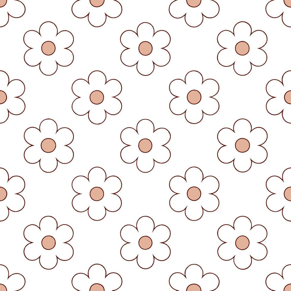 Romantic poppy seamless tile pattern with delicate poppies and soft pastel hues perfect for cozy bedrooms vector