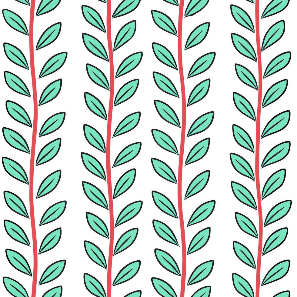 Modern boho vine seamless tile pattern with vibrant colors and intricate patterns ideal for creative studios vector