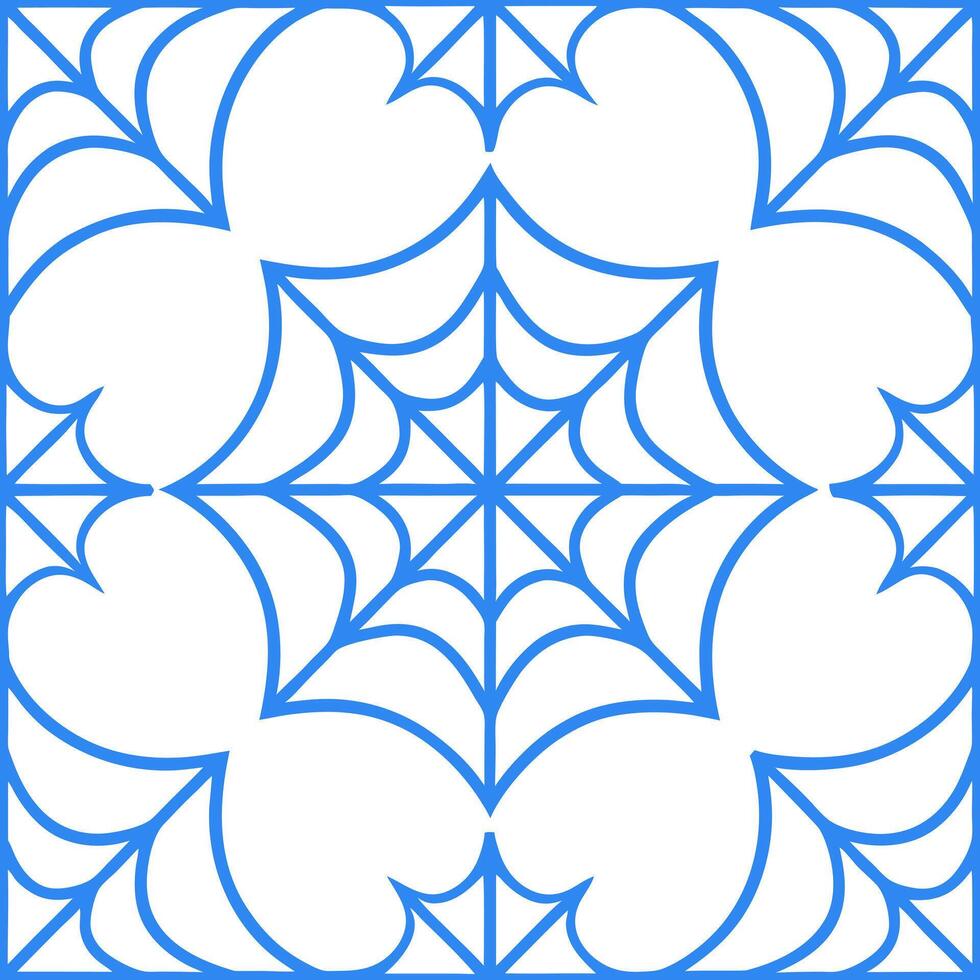 Neon square fractal seamless pattern futuristic isolated white background ideal for high energy brand identity digital backgrounds music events vector