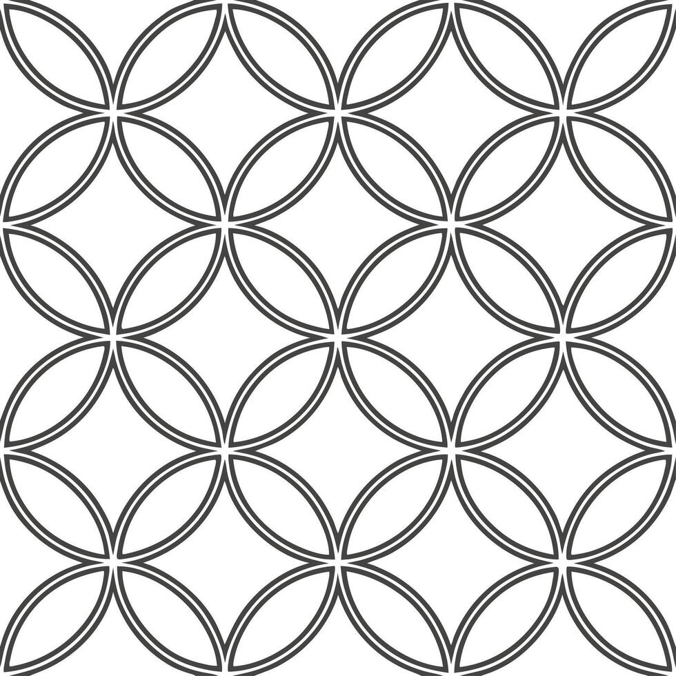 Modern minimalist geometric seamless pattern with clean lines and muted tones on white background vector