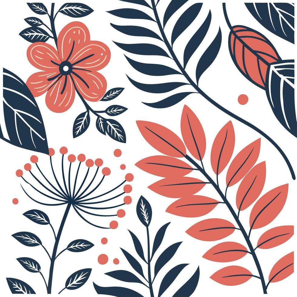 Nautical seamless tile pattern with marine inspired floral motifs and oceanic color scheme for coastal homes Set 3 vector