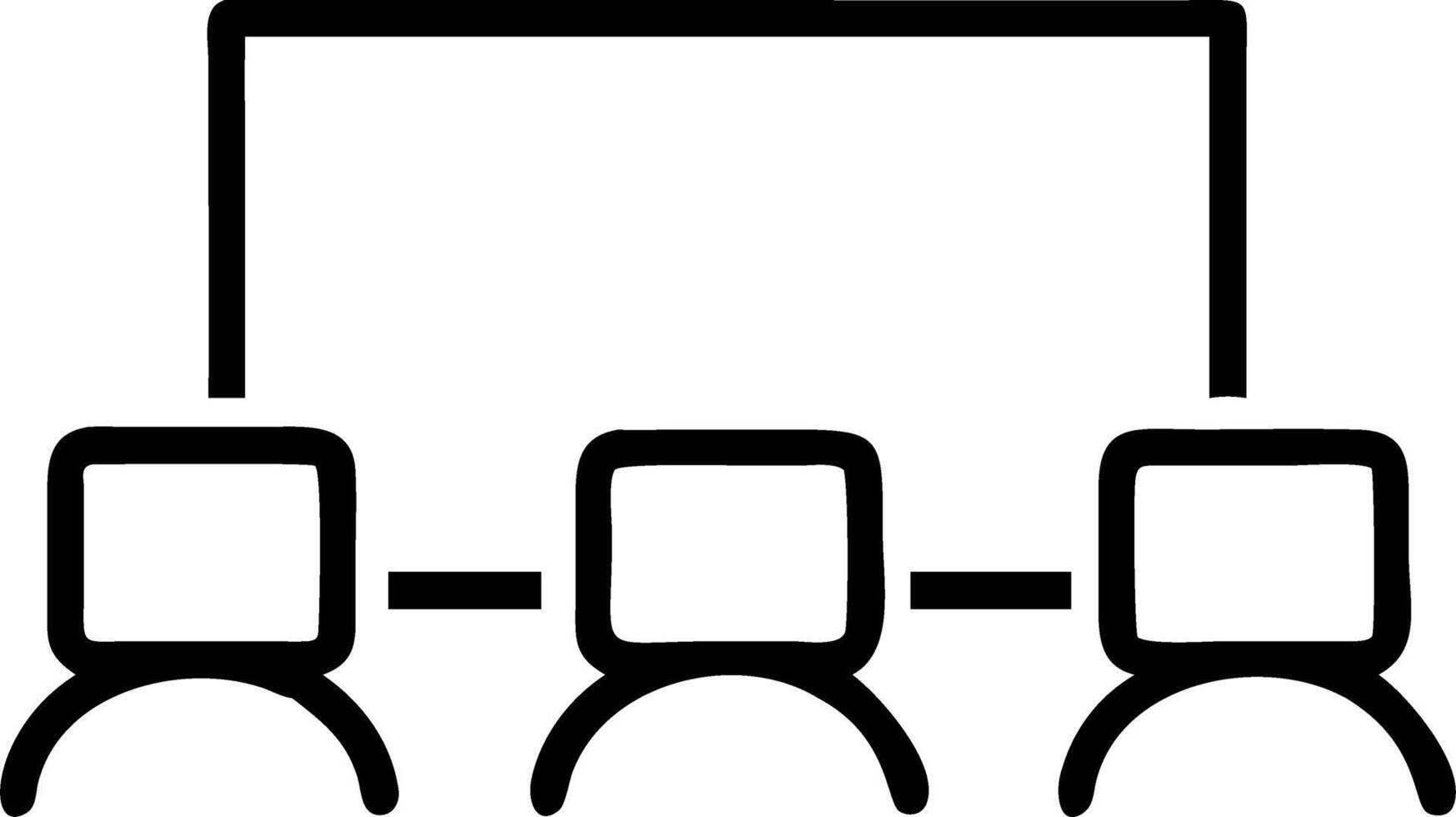 Plain Neutral Meeting Room Background vector