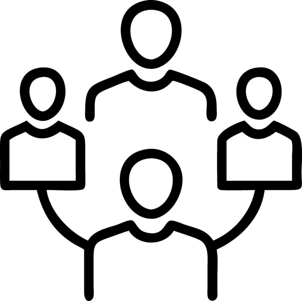 Inclusive Team Collaboration vector