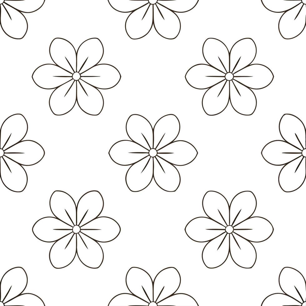 Ethereal geranium seamless pattern with light tones and airy elements on white background vector