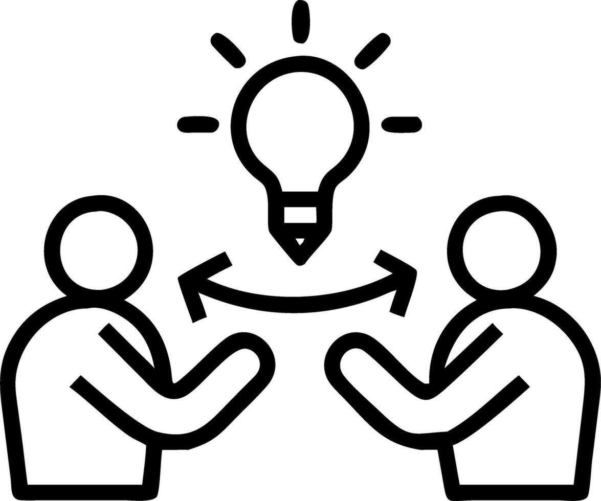 Dynamic Role Playing in Creative Meeting vector