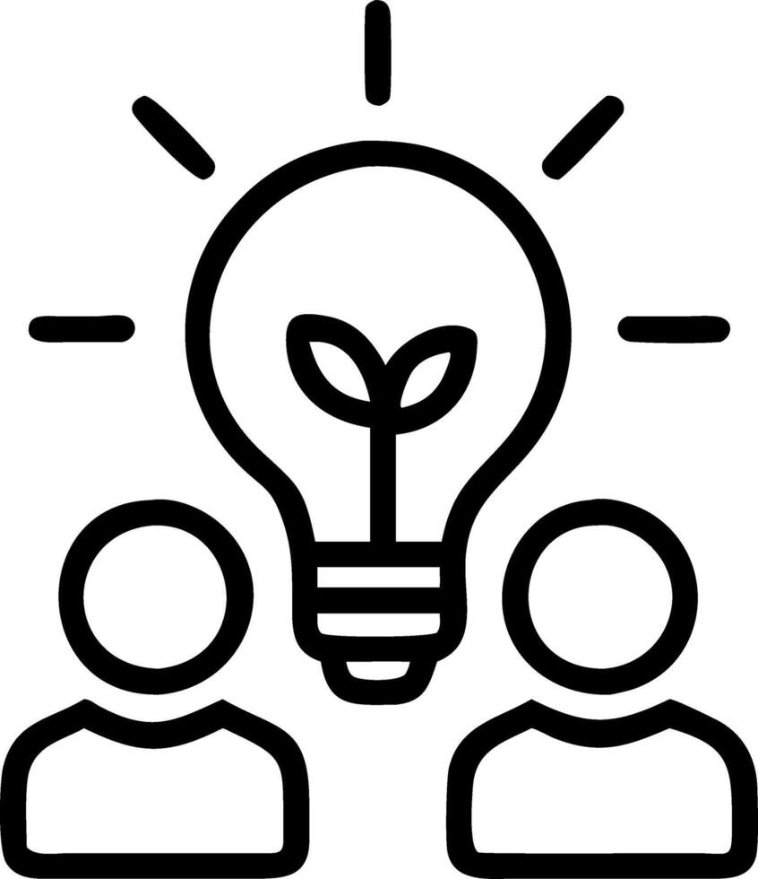 Energetic Team Collaboration with Creative Tools vector