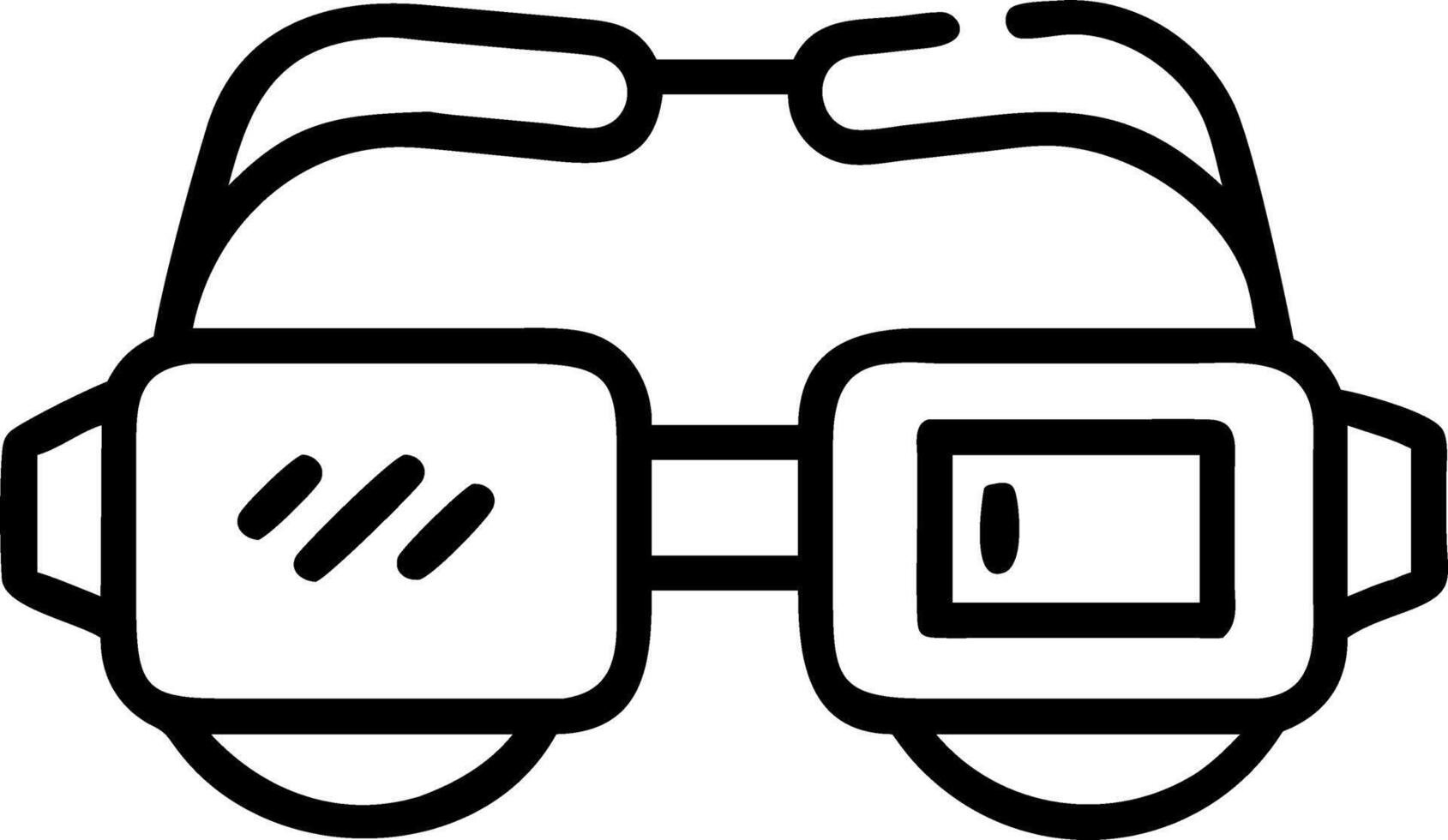 Futuristic Close Up of Brainstorming Wearables vector