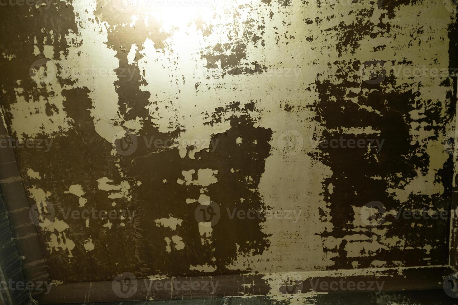 The old dirty wall stained with rust background pattern photo