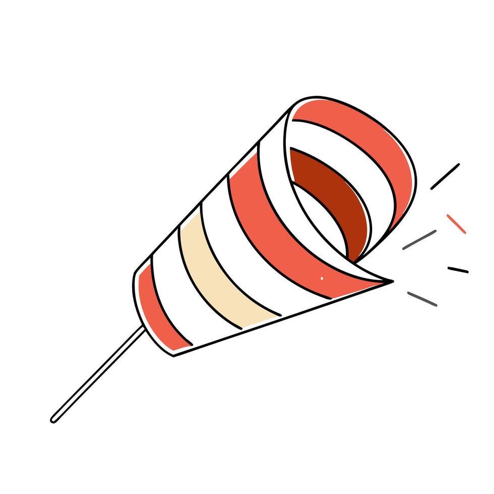 Reality Party Streamers Macro vector