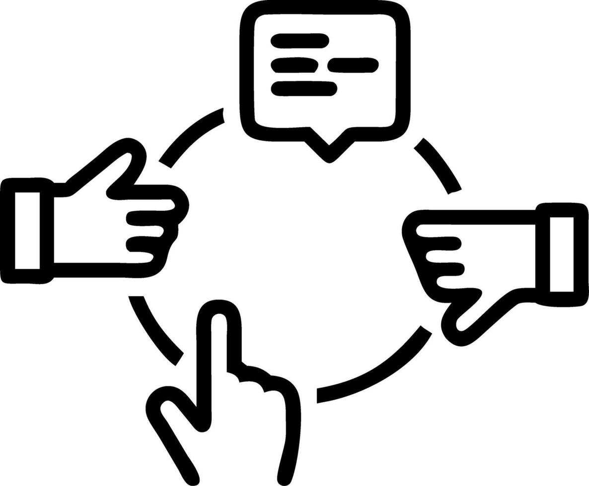 Realistic Close Up of Idea Sharing vector