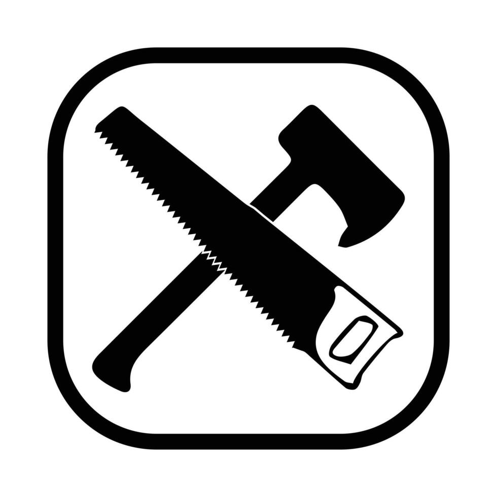 carpentry business logo vector