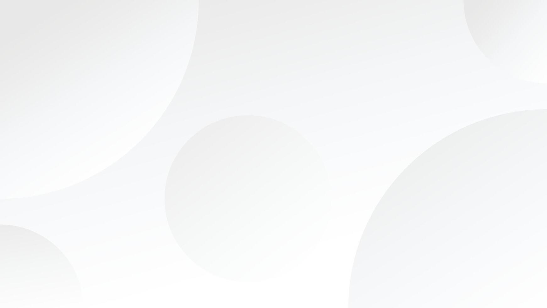 abstract white circle gradient background vector