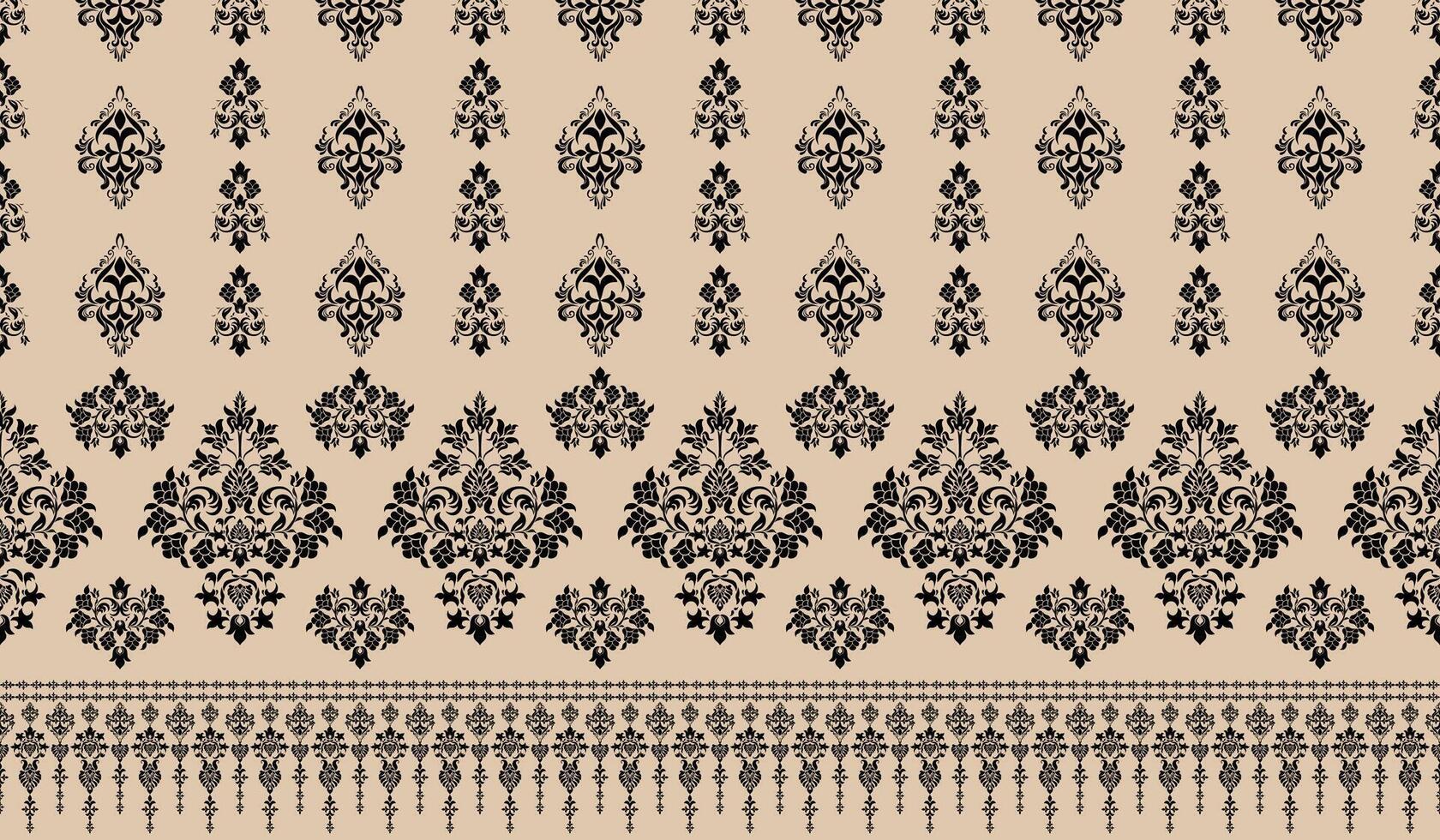Ethnic Pattern. Ethnic India Bhandhani seamless pattern for embroidery, textile decoration and tile design. vector