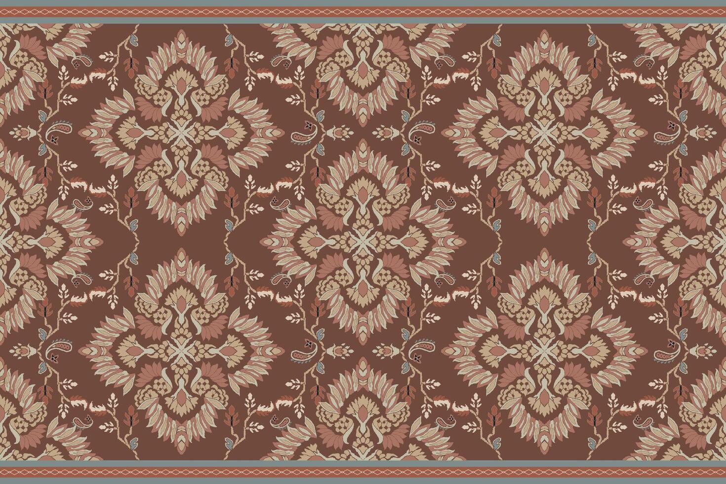 Geometrical Carpet modern Pattern with trending colors in high resolution vector