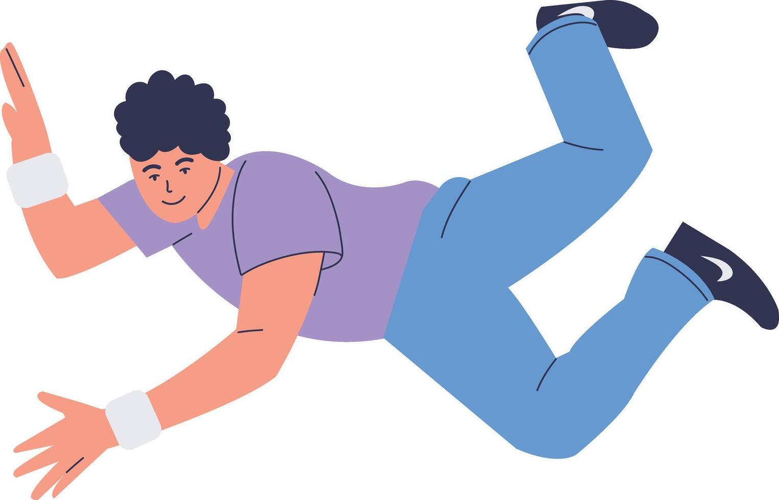 People Street Dancer Character vector