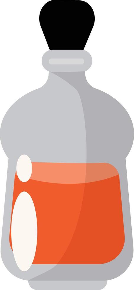Magic Potion Bottle on White Background vector