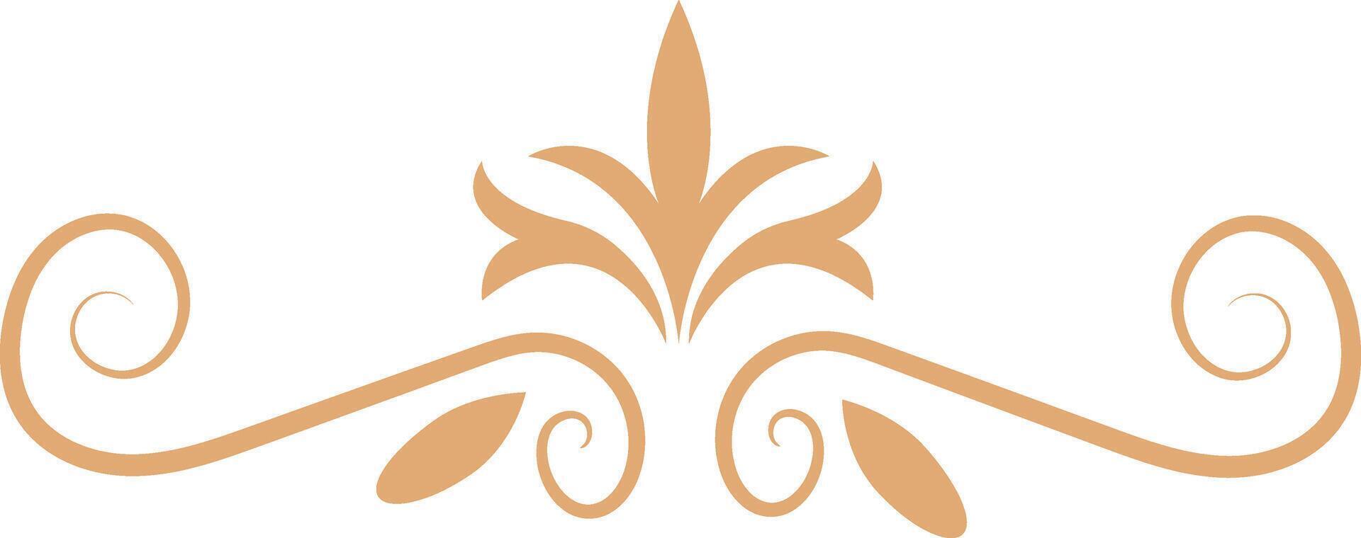 Floral Dividers Element vector