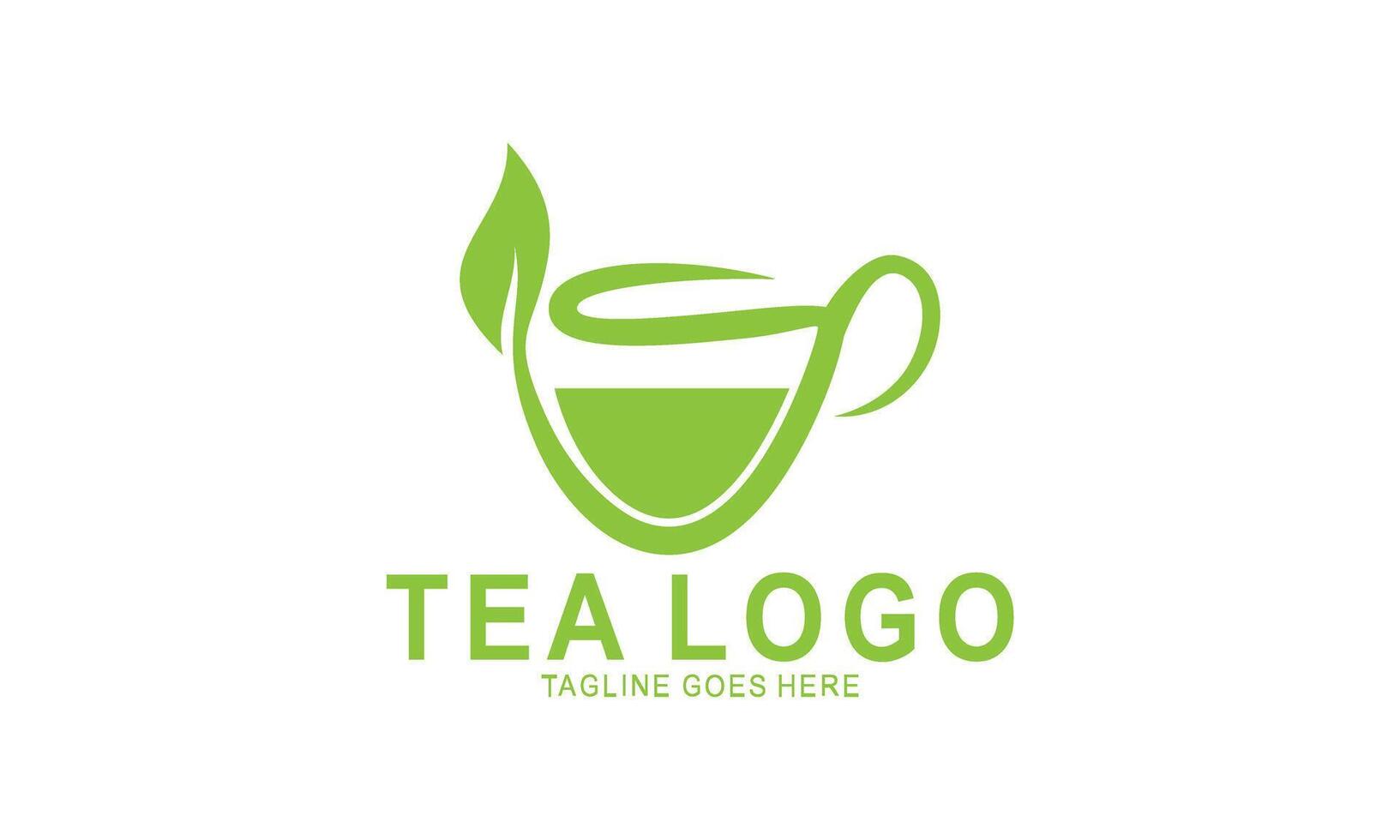 tea logo . vector