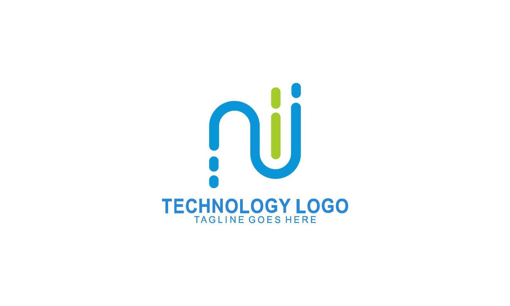 Technology Logo Template Corporate vector