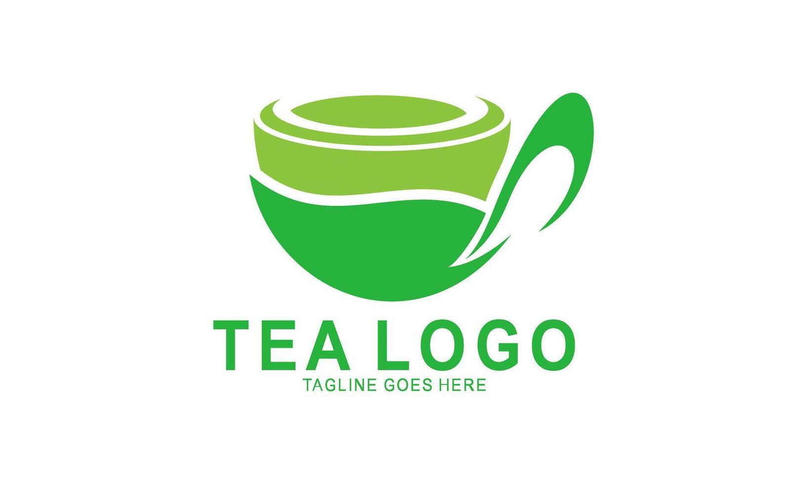 Tea logo design . vector