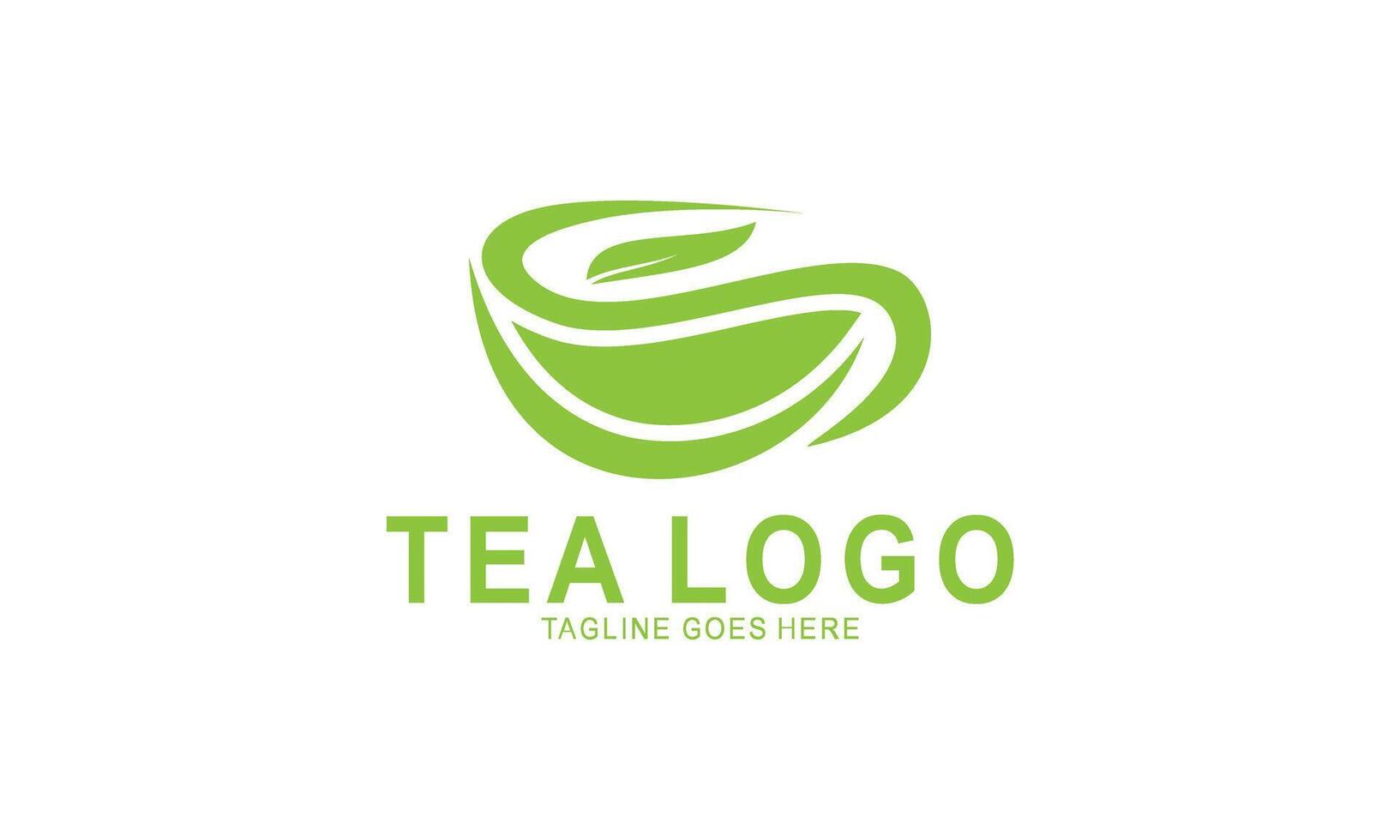 Tea Leaf Logo.Design Images vector