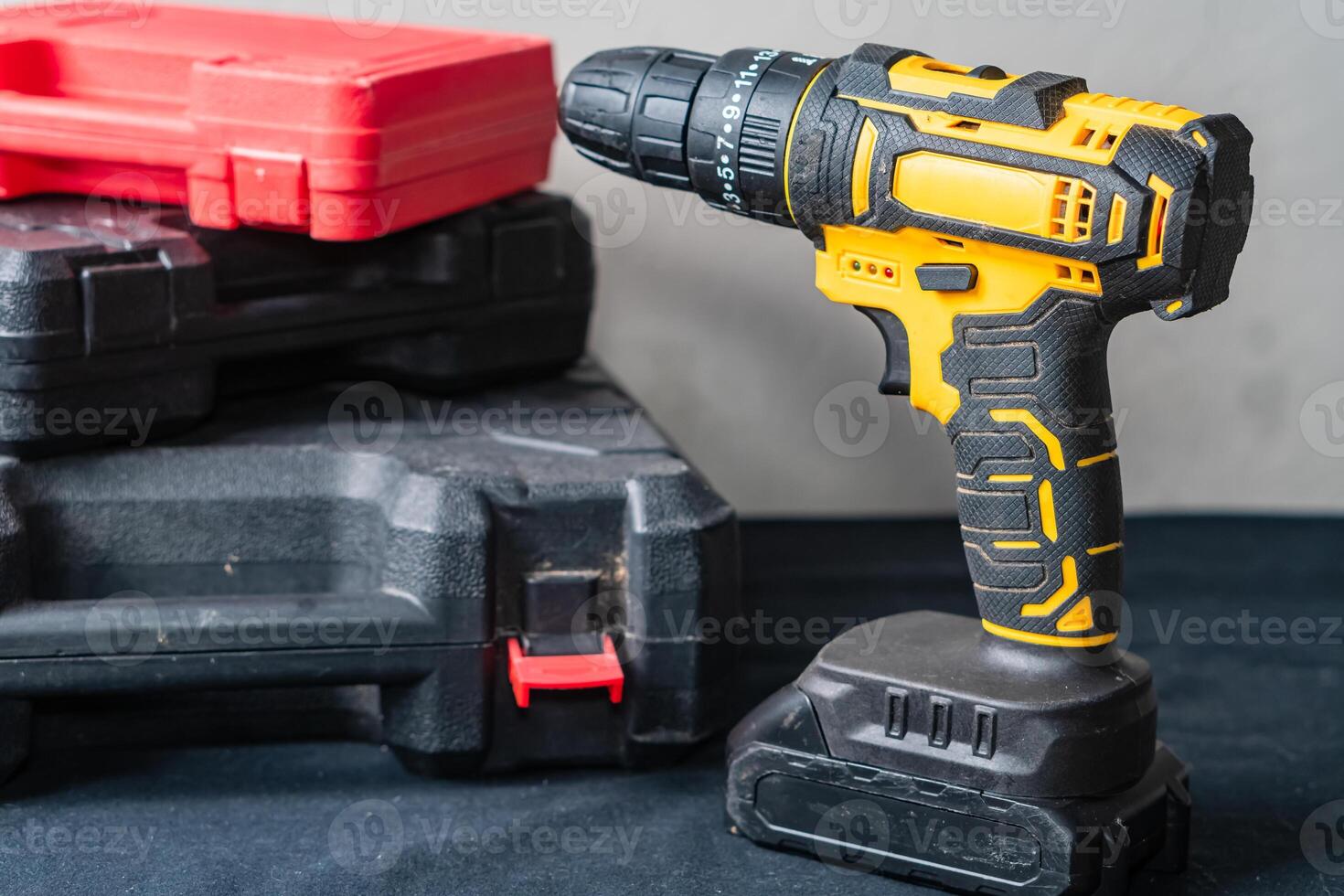 Cordless Drill on Tool Cases photo