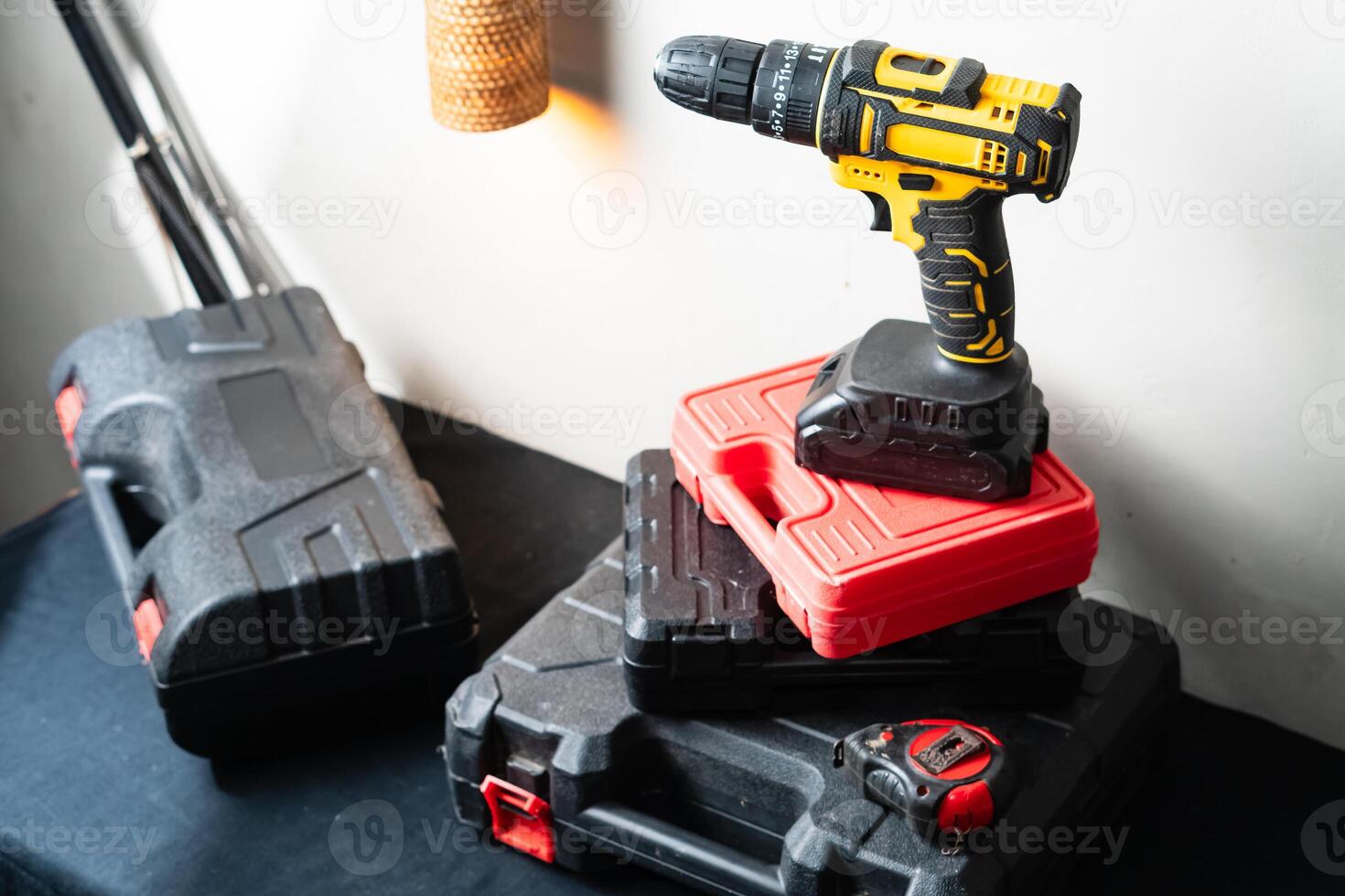 Cordless Drill and Tool Cases in Workshop photo