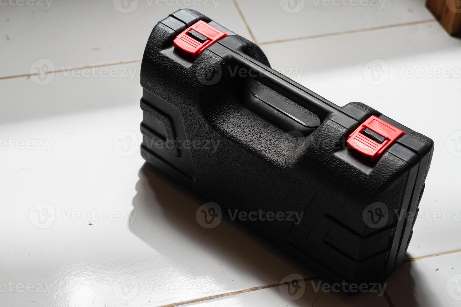 Black Tool Case with Red Latches photo