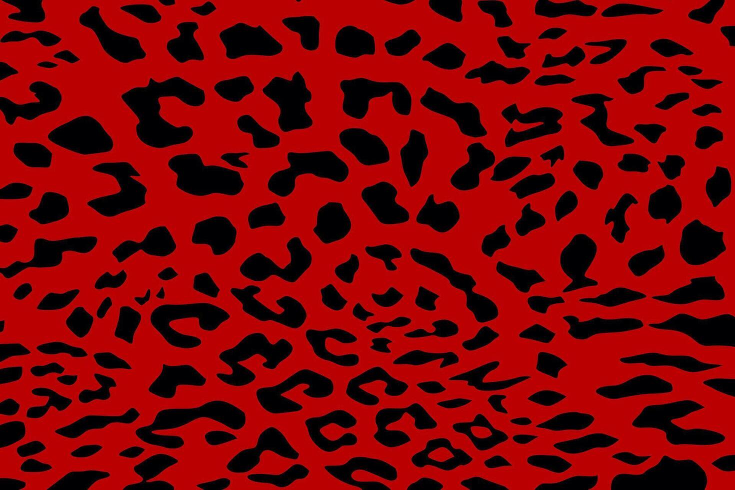 abstract cheetah skin red background art vector