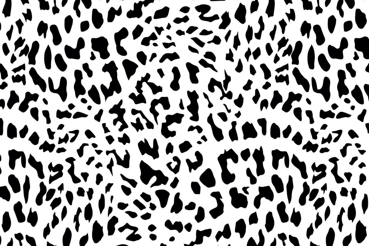 abstract cheetah skin black and white design background art vector