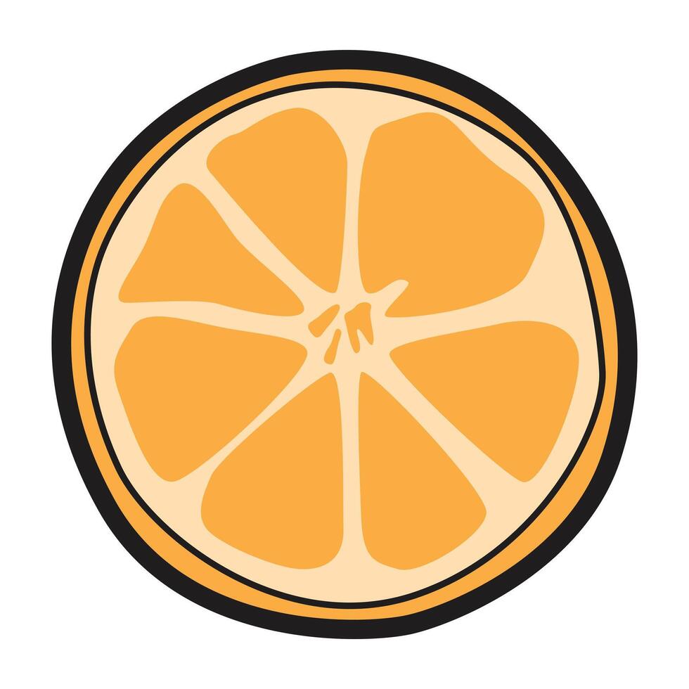 Hand Drawing of Lemon vector