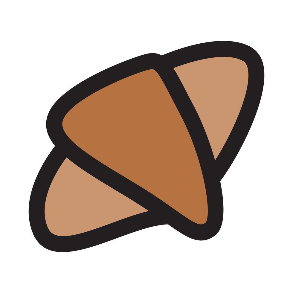 Hand Drawing of Triangle Cookie with Sweet and Whimsical Details vector