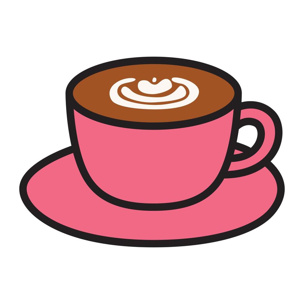 Cup of Coffee with Inviting Details vector