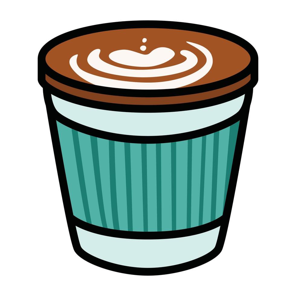 Hand Drawing of Paper Cup vector